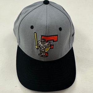 Vintage Cal State Fullerton Tittan Graphic Gray Fitted Baseball Hat Size 7